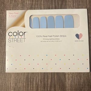 NWOT Color Streer Nail Polish strips. 100% mail polish strips. Aspen Sky color.